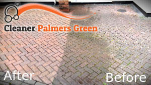Before and After Jet Washing Palmers Green